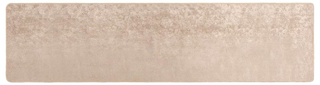 vidaXL Teppichläufer MARSA Beige 100 x 450 cm Polyester und PVC