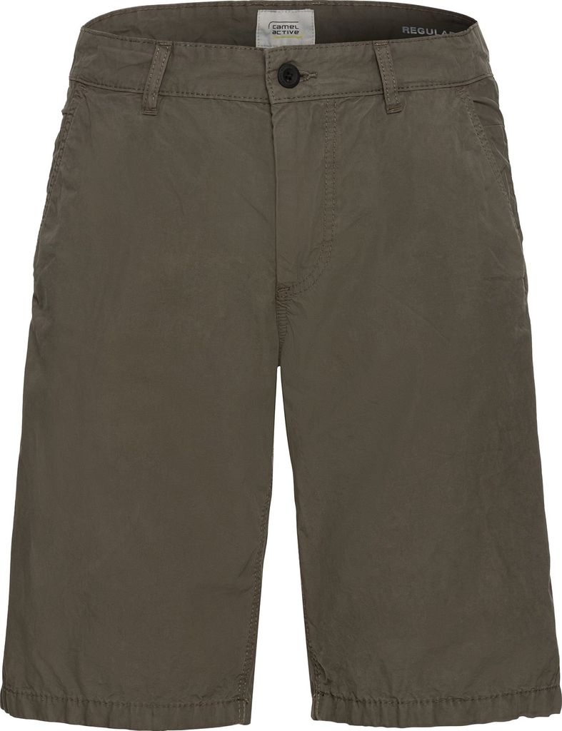 Camel Active 497105-1F12 Chinoshorts Regular Fit, Größe:32, Farbe:olive brown
