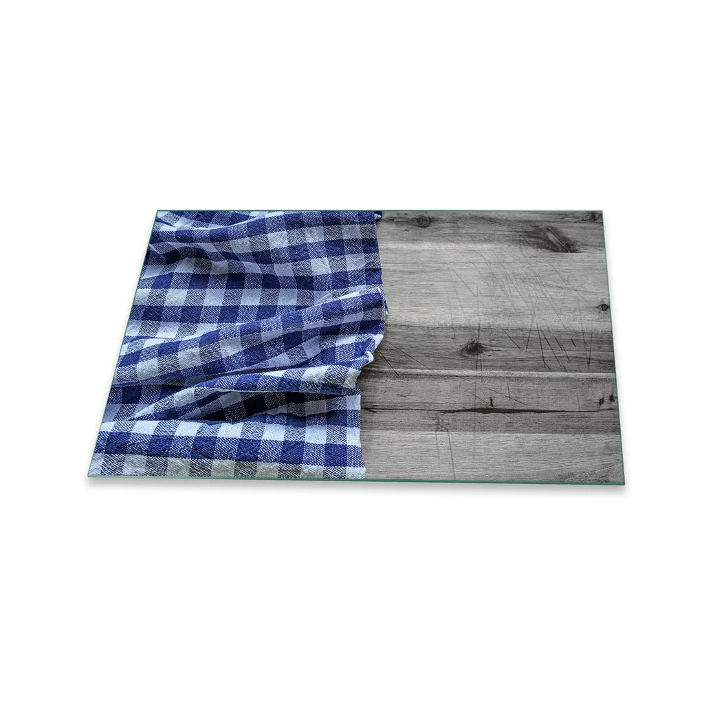 Copri Piano Cottura 80x52 Vetro Nero - Piastra Protezione Cucina Universale