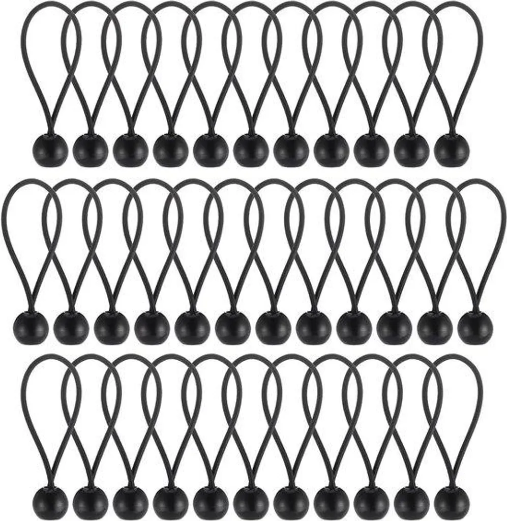 Attaches élastiques 10 cm pour fixation bâche de piscine et tente camping