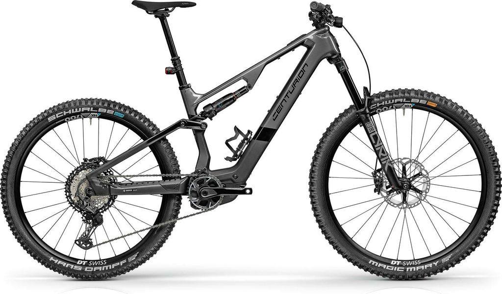 Centurion No Pogo SL R6000i chrom/schwarz 29"/27,5" 400 Wh Diamant E-Mountainbike in Anthrazit