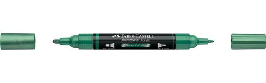 Faber Castell, A.W. Faber-Castell Vertrieb Gm Acrylic Marker MM Farbe Green Green metallic Green metallic