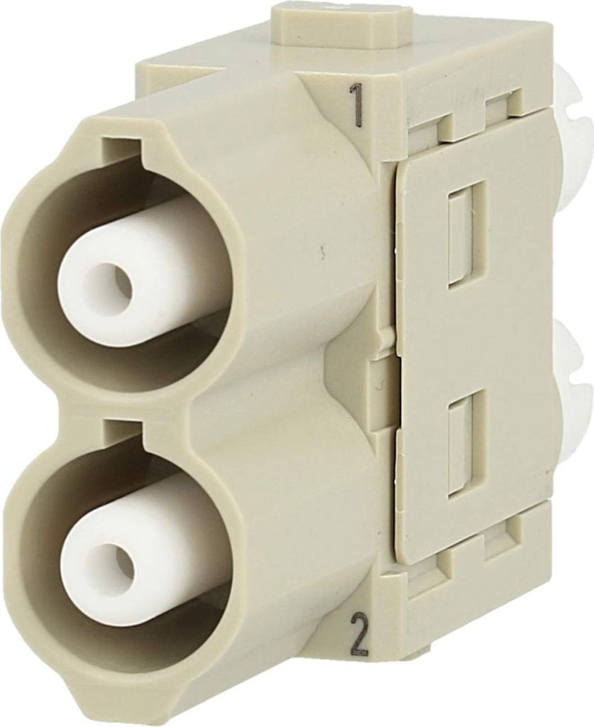 HARTING Han HV Einzelmodul Buchseneinsatz (F) Crimpanschluss, 2-polig 2500V, 16A - 1 Stück