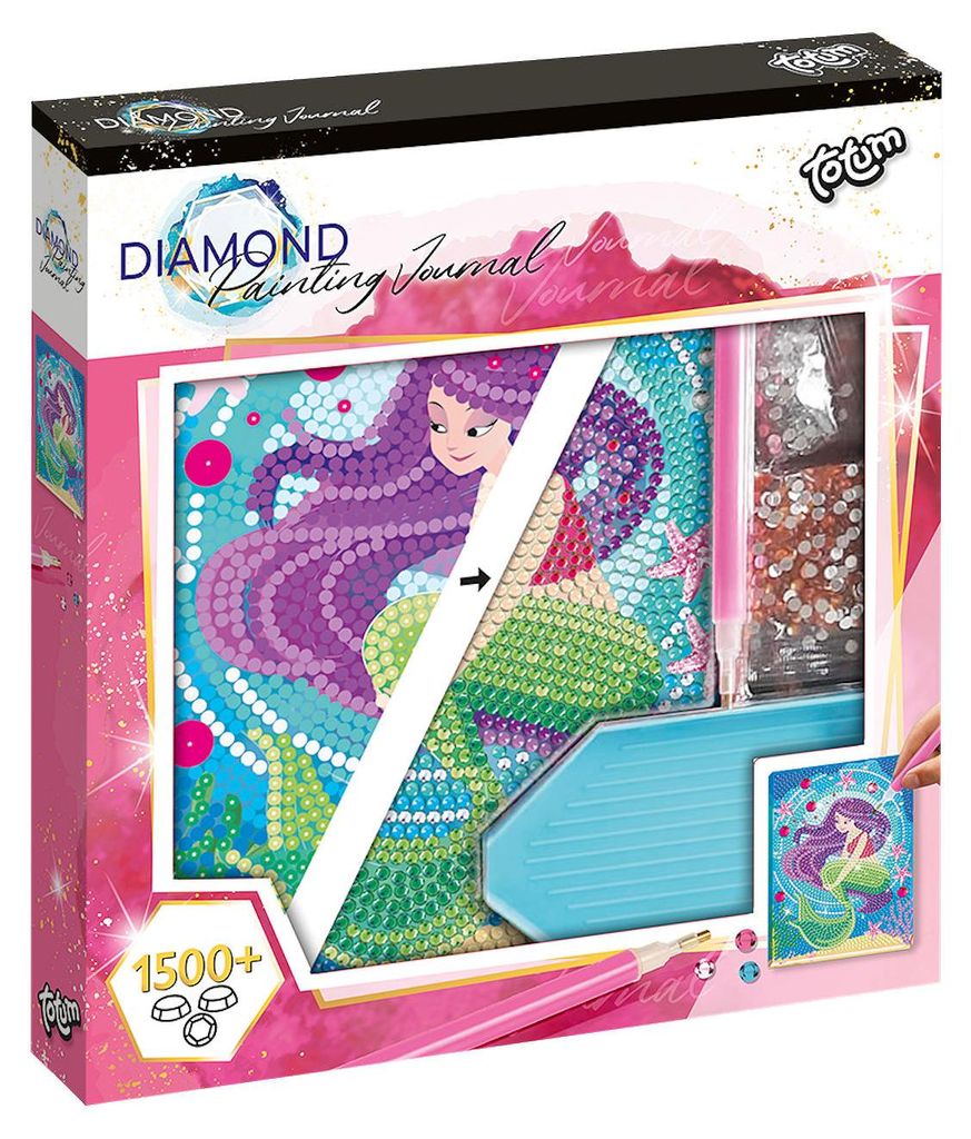 Totum Diamond Painting Notebook Meerjungfrau