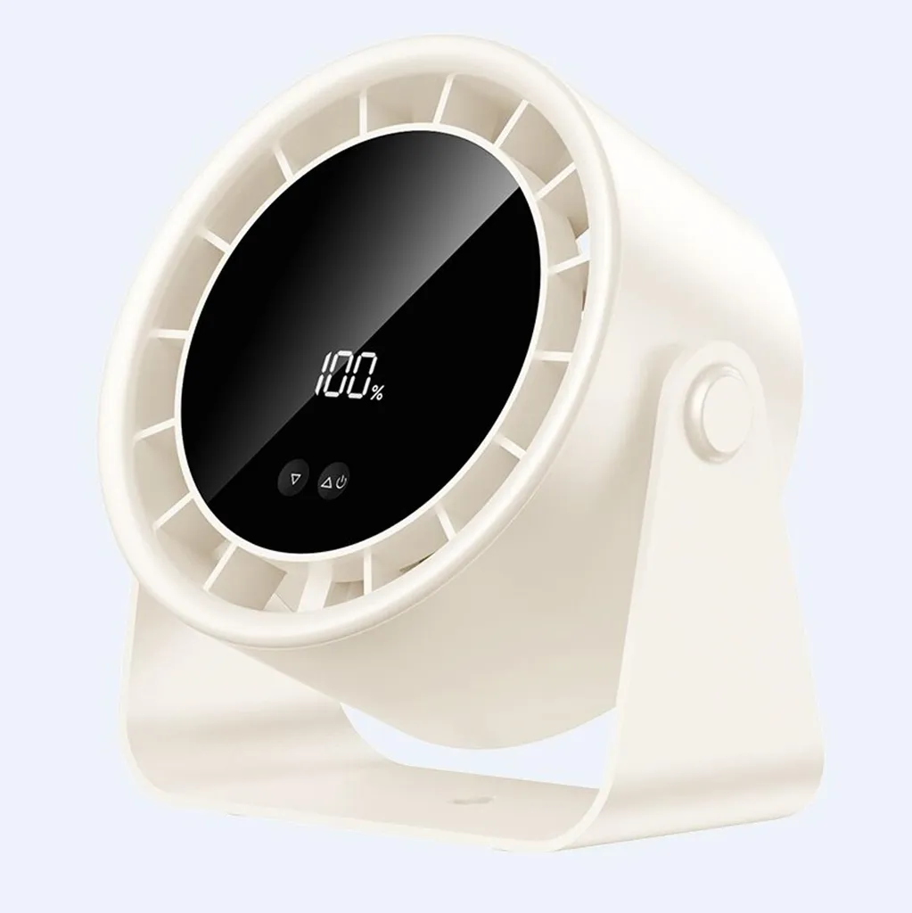Ventilateur de table rechargeable à 100 vitesses et fixation murale Flip - 2