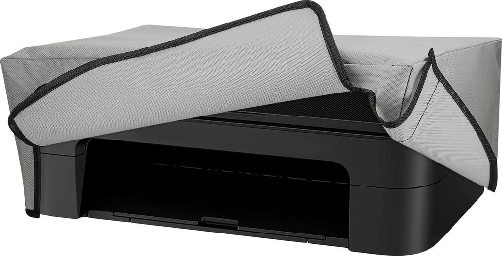 kwmobile Cover kompatibel mit Canon PIXMA TS3550i / TS3551i - Tasche Hülle Drucker - Staubschutzhülle Schutzhaube Schutzhülle - Hellgrau