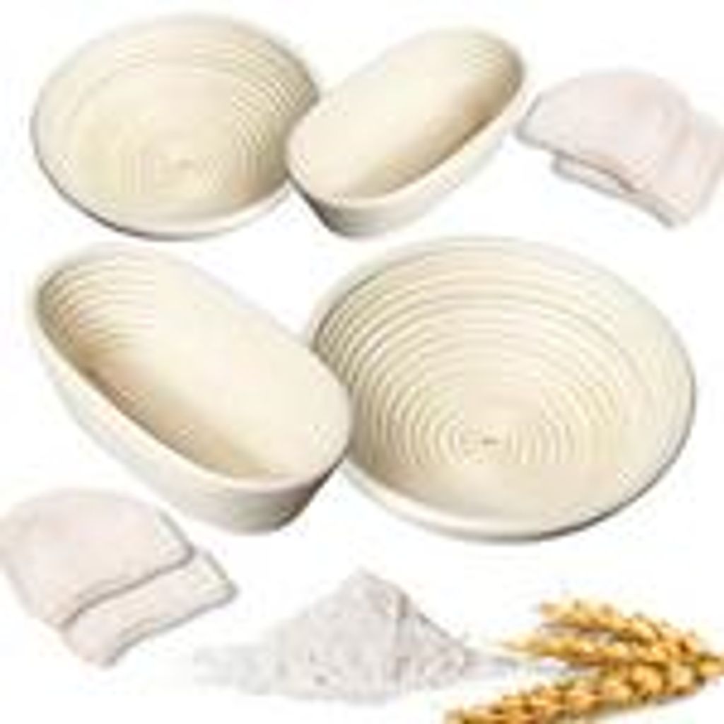LAYBA Gärkorb rund & oval 1 Stück aus Rattan, Banneton Produktbild 