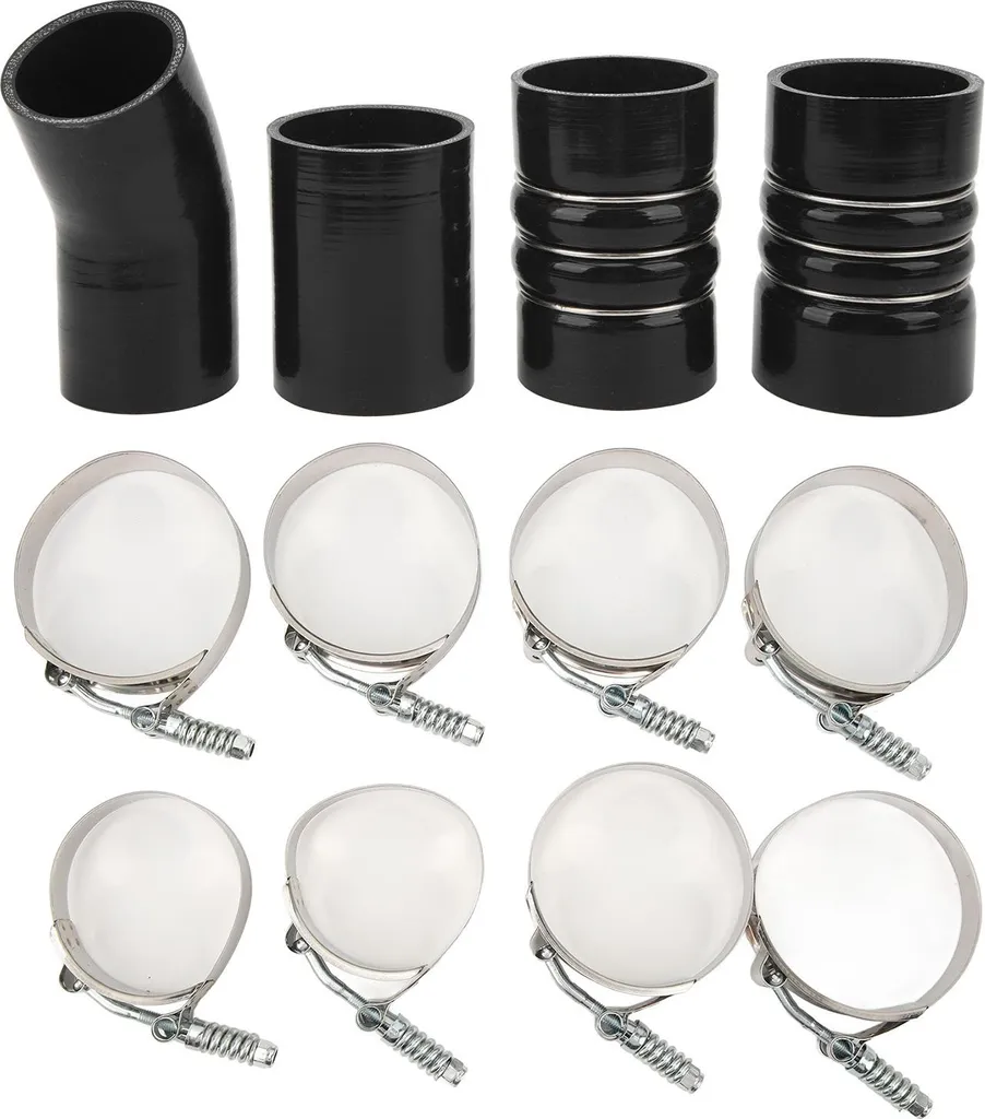 Colliers de serrage durite CAC en acier noir pour Ford Diesel 6.0 - 3