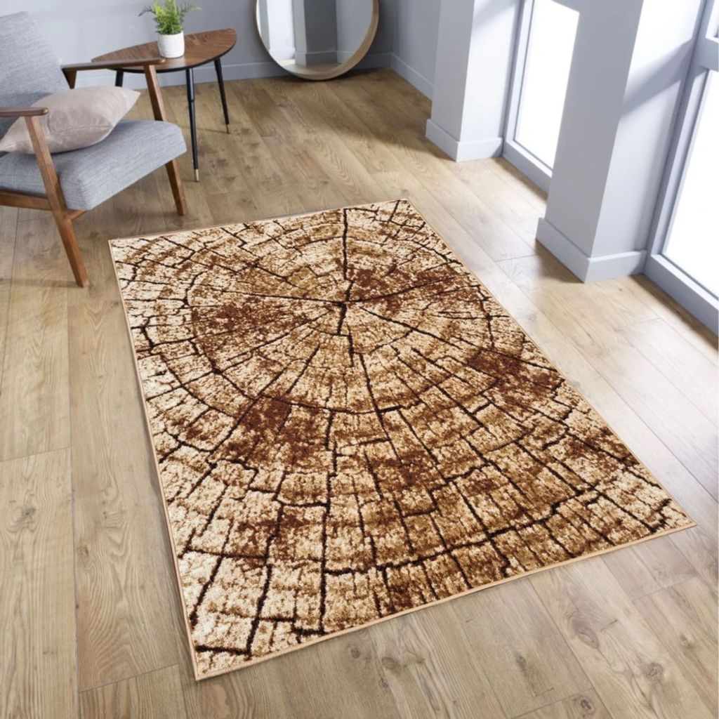 Kusový koberec 120x170 cm LUKEN moderní - béžový / hnědý Obrázek produktu 