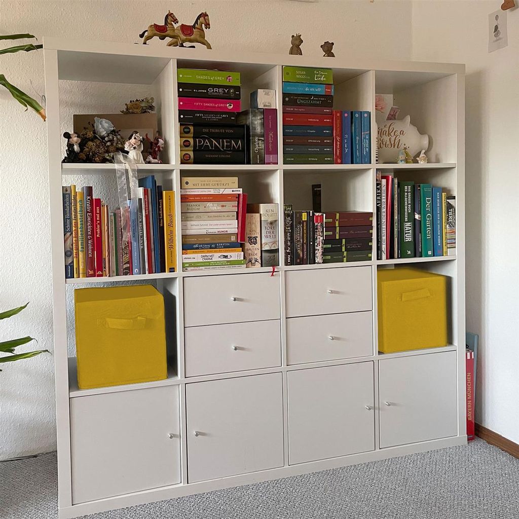 Bücher-Organizer Transparent - Faltbare Aufbewahrungsbox Für Bücher & Spielzeug