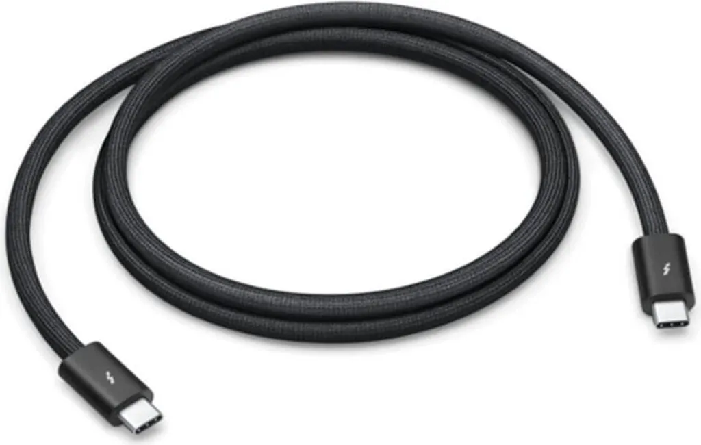 Câble de Transfert USB-C MU883ZM/A Apple 40 Gbit/s USB4 1m Noir Premium
