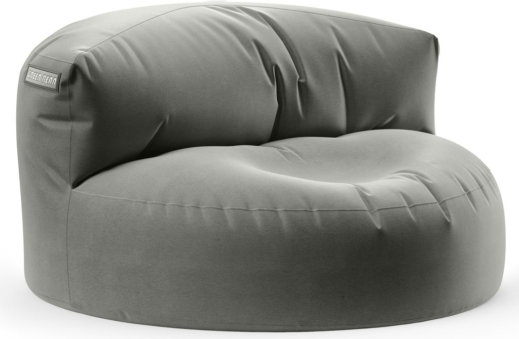 Green Bean Sitzsack Sofa mit Füllmaterial - Lounge im Sitzsack-Design 90x50cm mit ergonomischer Rückenlehne & waschbarem Bezug - Indoor und Out...
