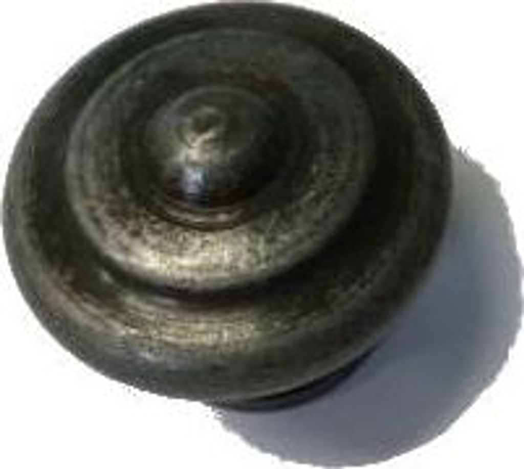 Rustikaler Knopf BROS N°24 patinierter Stahl lackiert - Ø30 - 24-A-30-3