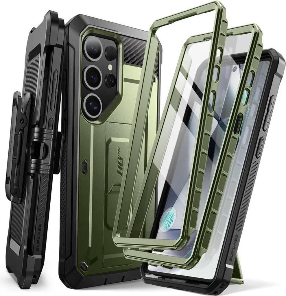 Custodia Samsung S25 Ultra Supcase UB Pro Guldan Militare con Kickstand
