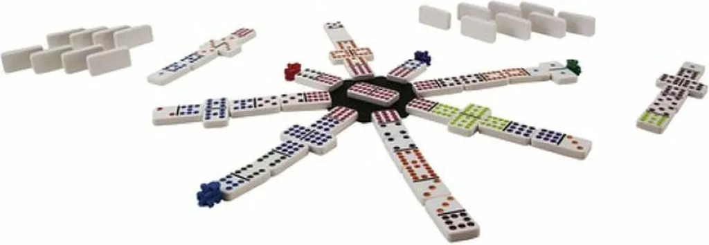 Goliath Train Mexicain avec Dominos de Couleur - Format Compact 23 cm Pro - 4