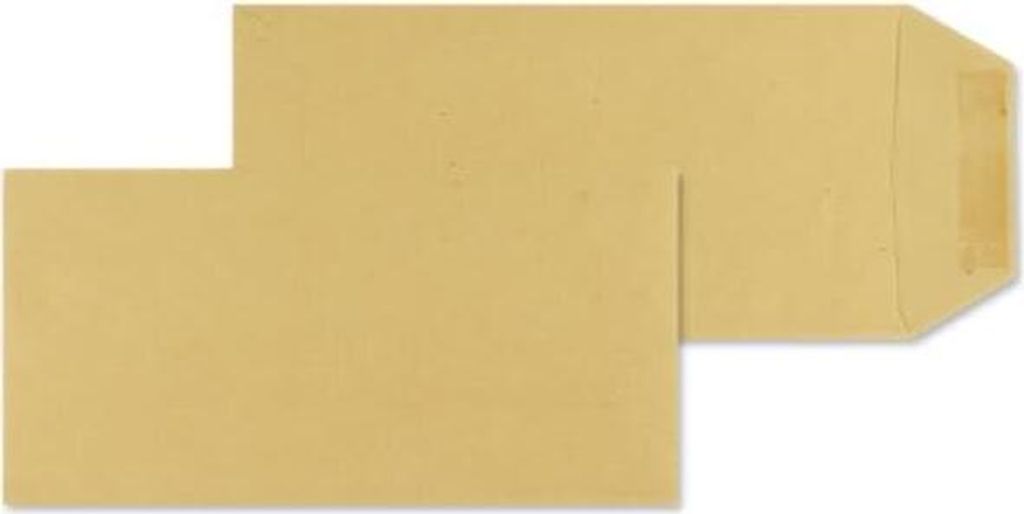 Versandtaschen DINlang 80g/qm selbstklebend VE=500 Stück braun