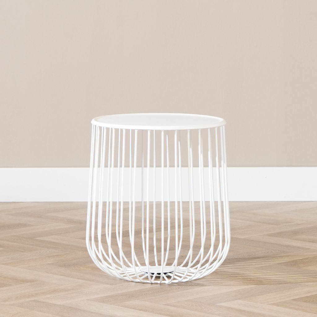 Bronx71 Beistelltisch Tygo Metall wei