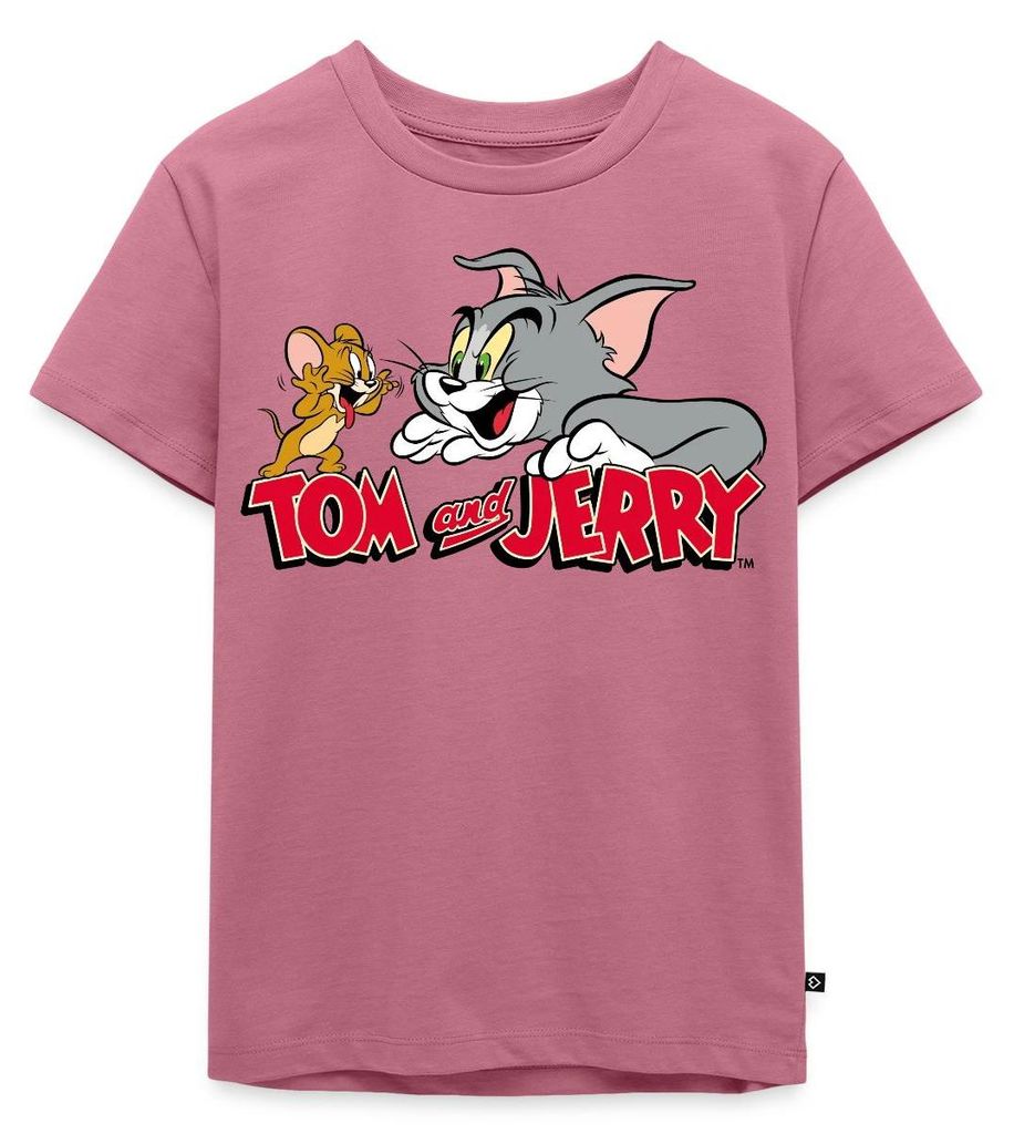 Spreadshirt Tom Und Jerry Fang Mich Doch Kinder Premium T-Shirt, 134/140 (8 Jahre), Mauve