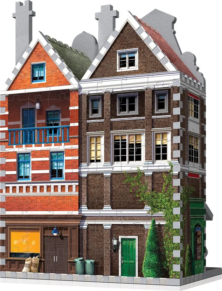 Puzzle 3D Café Urbania WREBBIT : 285 pièces robustes en mousse compacte