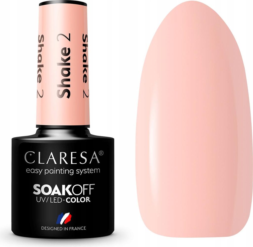 CLARESA Hybrid-Gel-Nagellack SHAKE 2 -5g Produktbild 
