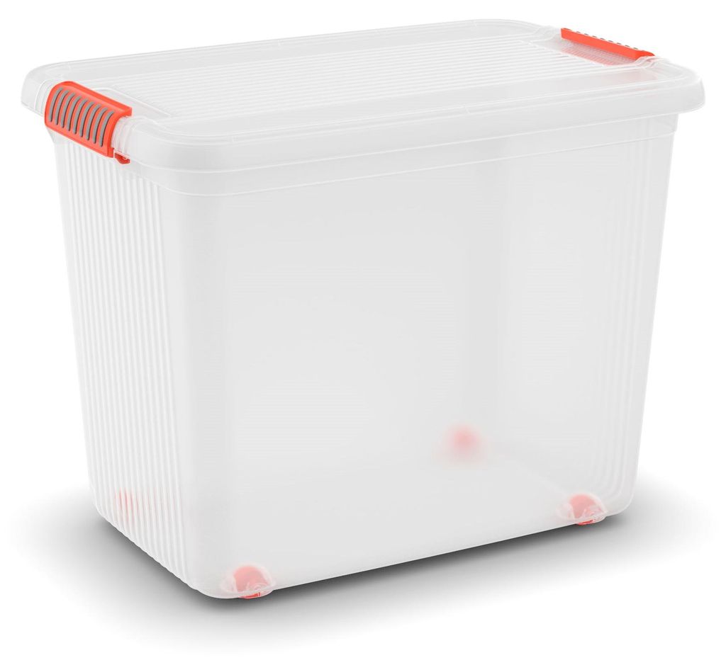 KIS K Latch Box, Odkladacia schránka, Oranžová, Priehľadná, Obrázok produktu 