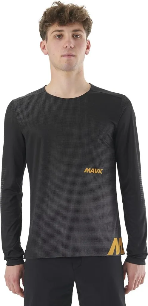 Maillot VTT pour Sorties Enduro Mavic Crosstrail Noir Manches Longues - M