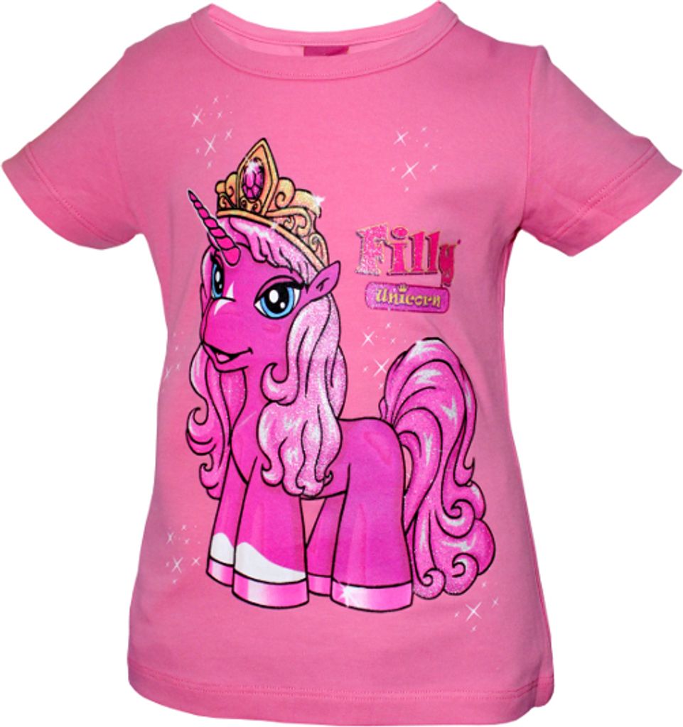 00530 Disney Filly T-Shirt Mädchen Rosa Gr. 98 – Niedliches Einhorn-Shirt für kleine Filly-Fans
