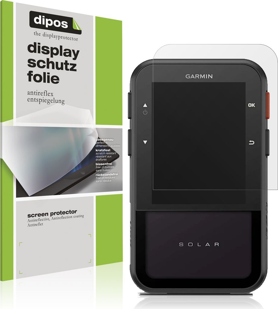 4x Schutzfolie für Garmin Approach G20 Solar matt Displayschutzfolie Folie Display Schutz dipos