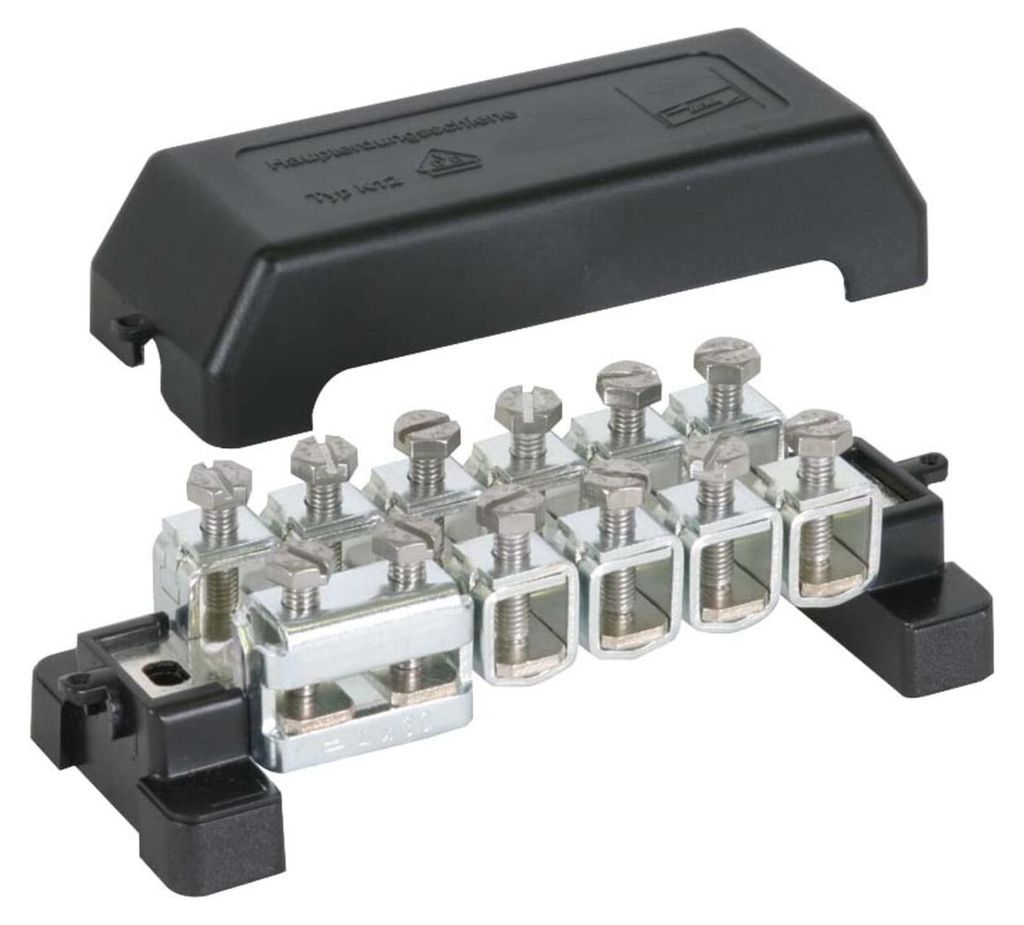 Dehn + Soehne Potentialausgleichschiene K12 m.Abdeckhaube Immagine del prodotto 
