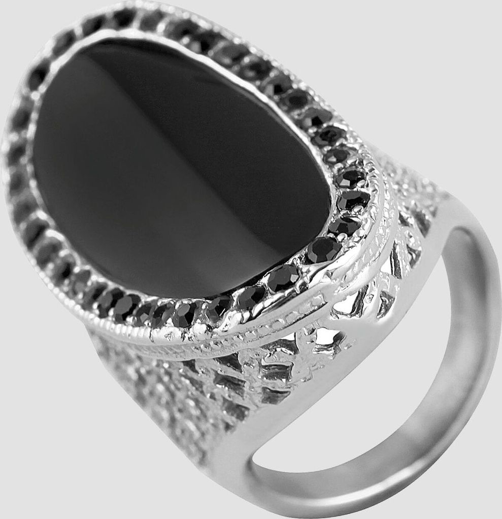 Akzent Damen-Ring aus Edelstahl