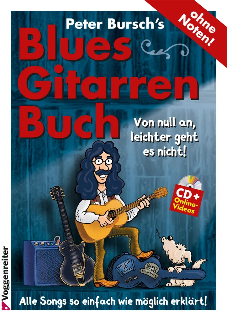 Méthode de Blues PB's Bluesgitarrenbuch : Pack Multimédia Livre CD DVD