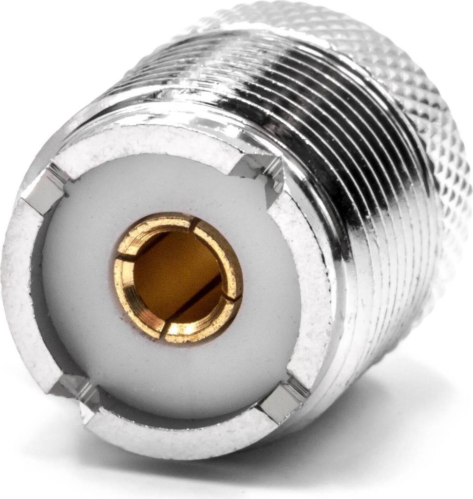 vhbw PL259 Antennenadapter kompatibel mit Motorola PTX700, R400, PTX760 Plus, PTX760, SP10, PTX600 Walkie-Talkie, Handheld - Koaxial Antenne Adapter