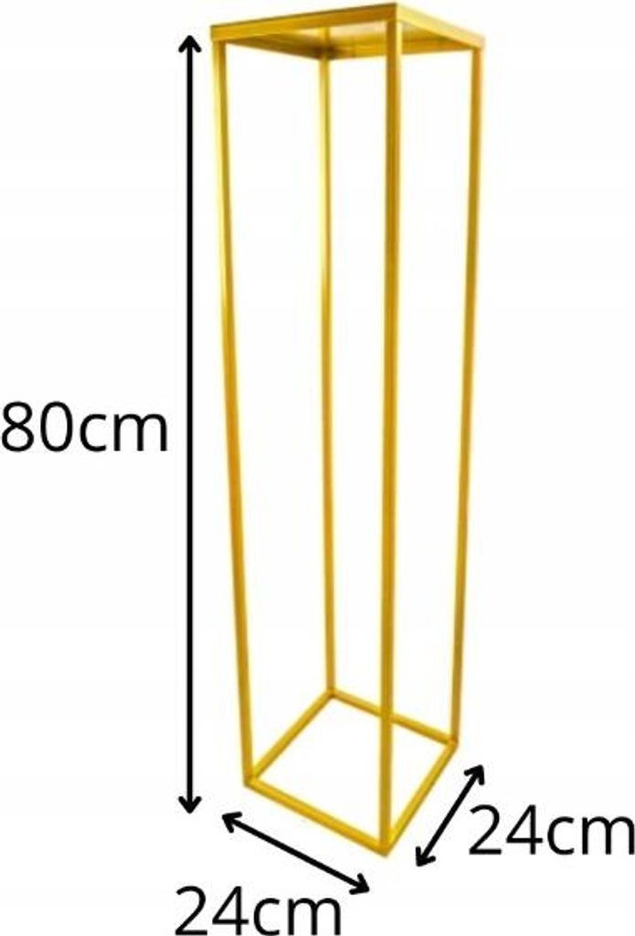 Moderner Loft Blumenständer GOLDEN SIMPLE 094/K-12-1P-80Z