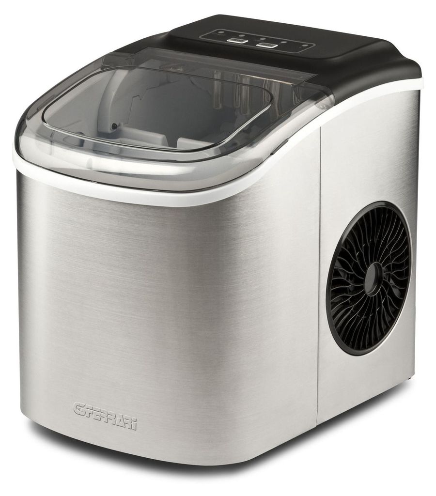 G3 Ferrari ARTIKO Tragbare Eismaschine 12 kg/24 h Schwarz und Edelstahl