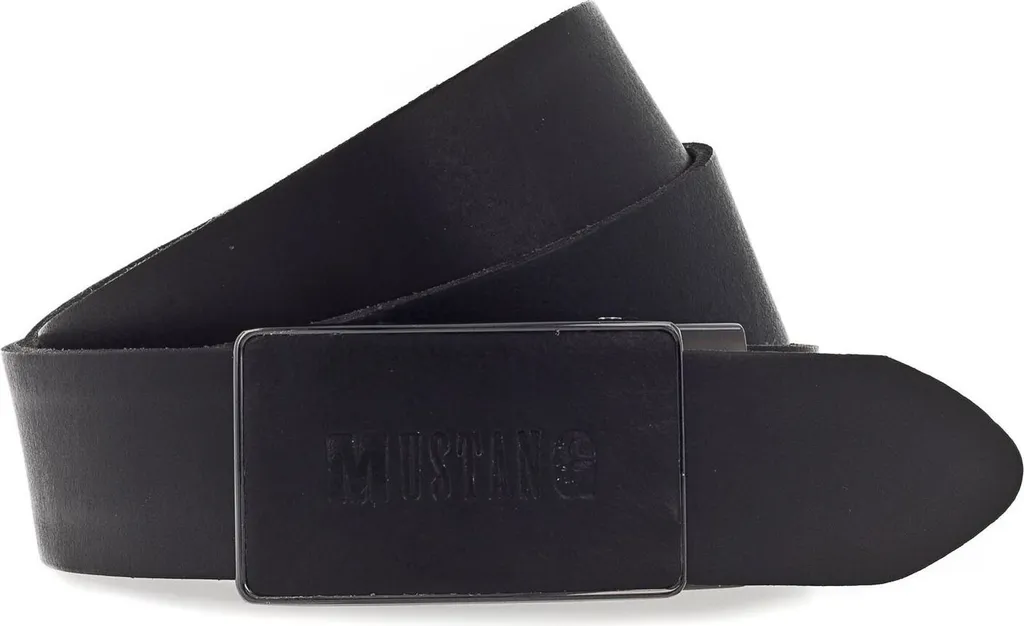 Cintura MUSTANG Male Belt W100 Nero - Urban Style in Pelle 100%
