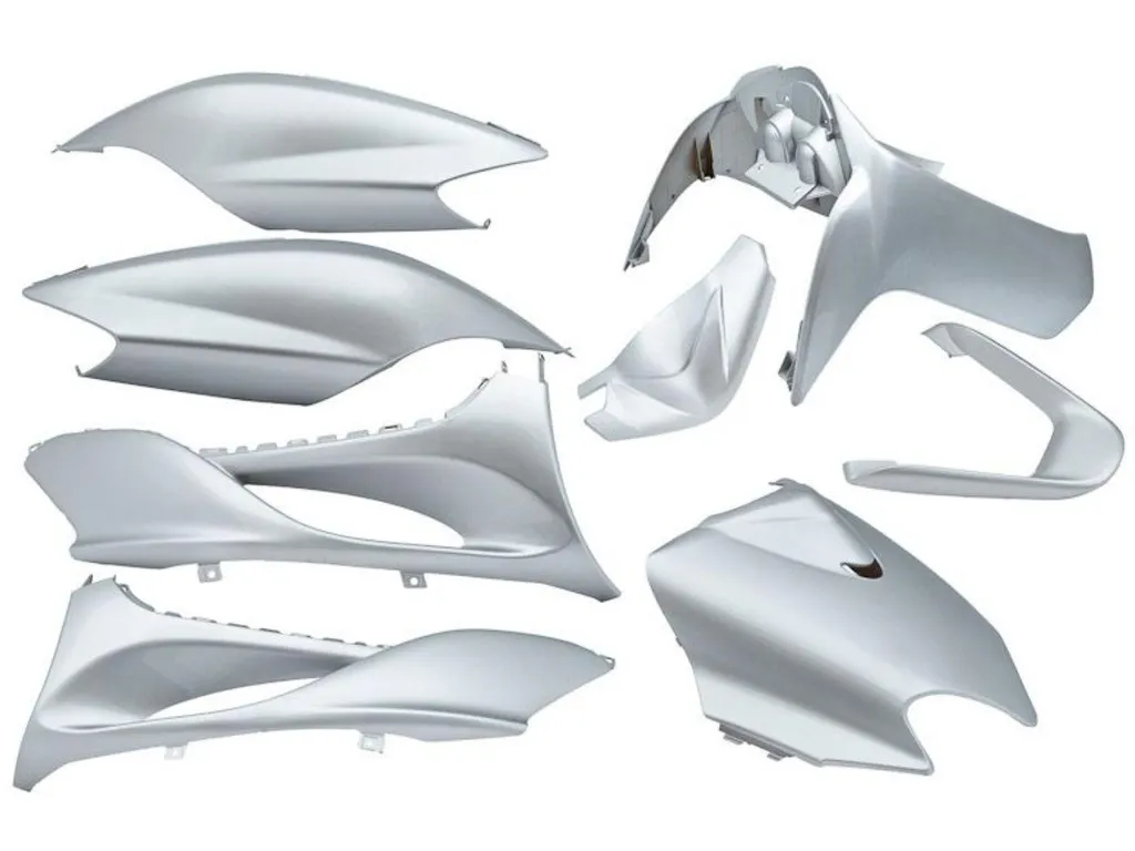 Kit habillage EDGE argent en ABS injecté pour Yamaha Jog RR 50cc