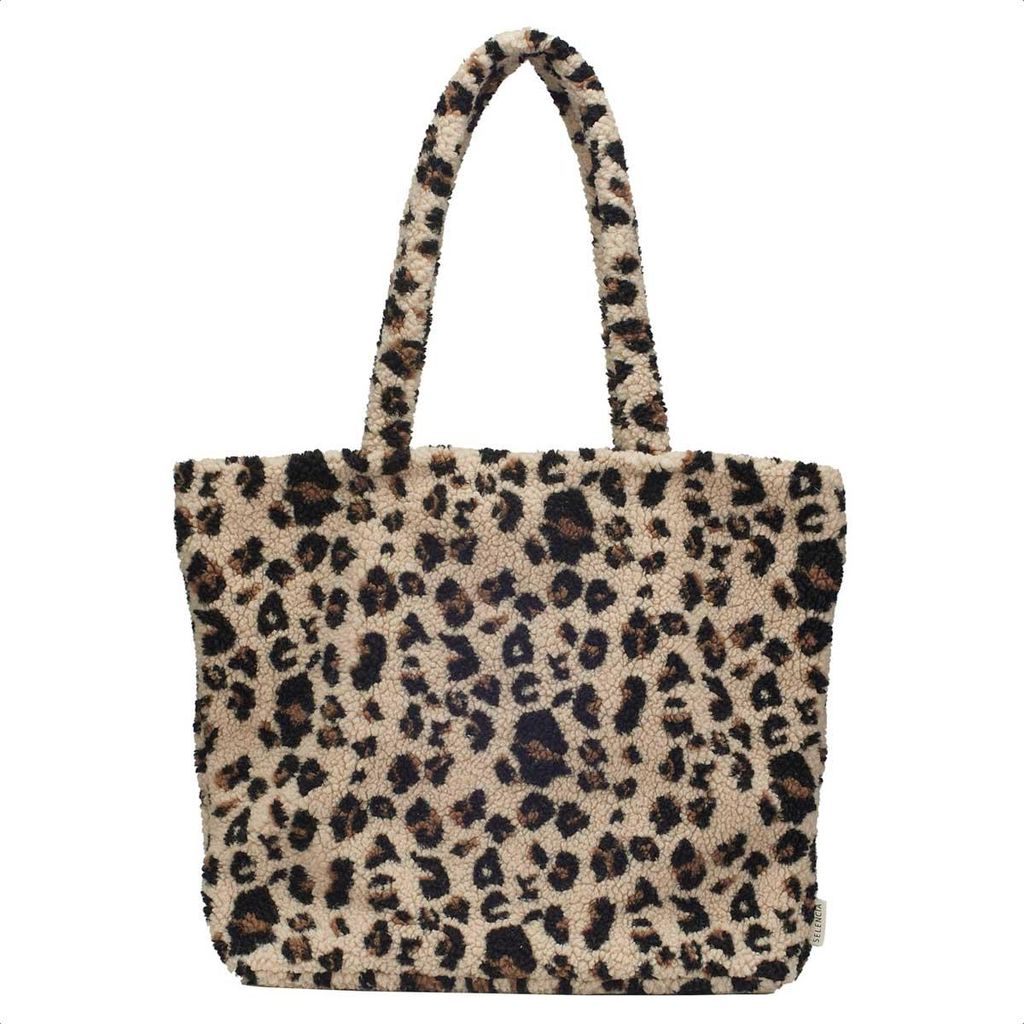 Selencia Zaya Tote Bag - Teddy Laptoptasche 16 Zoll - Produktbild 