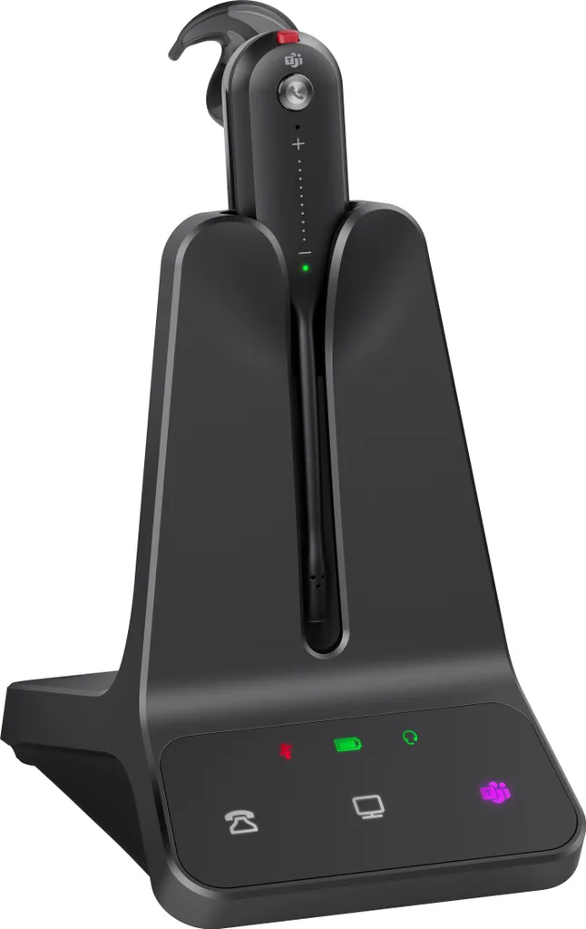 Casque Yealink WH63 E2 pour télétravail et réunions sans fil noir pro