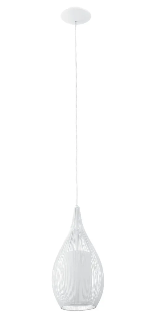 Suspension Razoni blanc E27 60W pour illuminer vos pièces trop sombres
