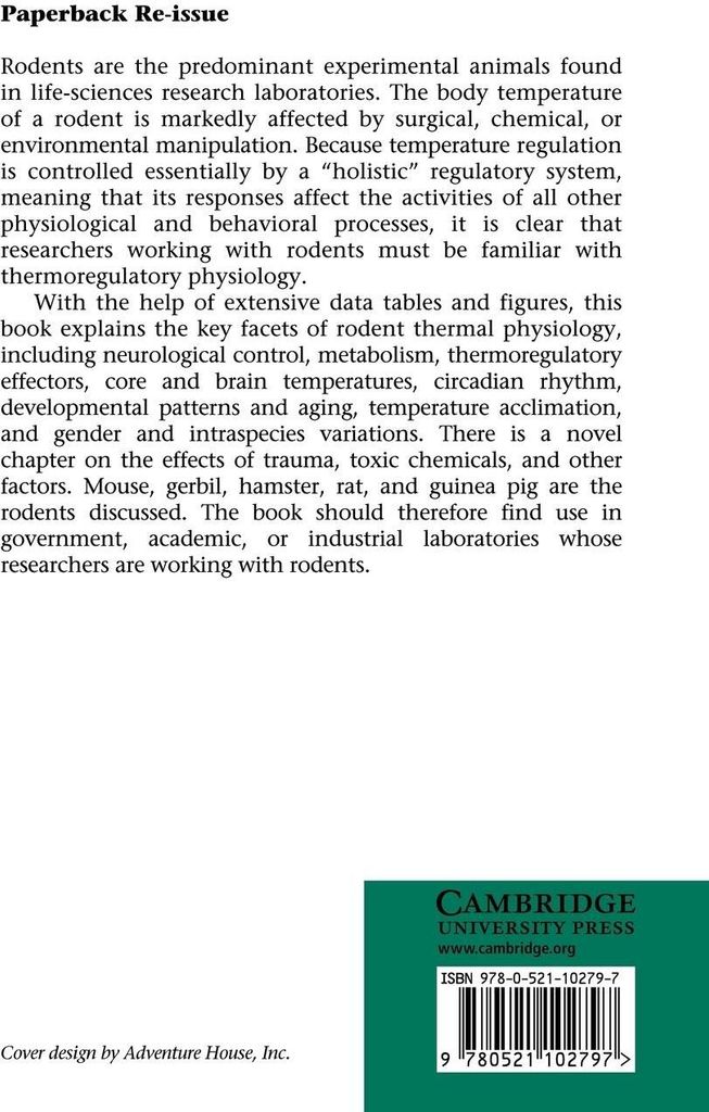 Temperature Regulation in Laboratory Rodents