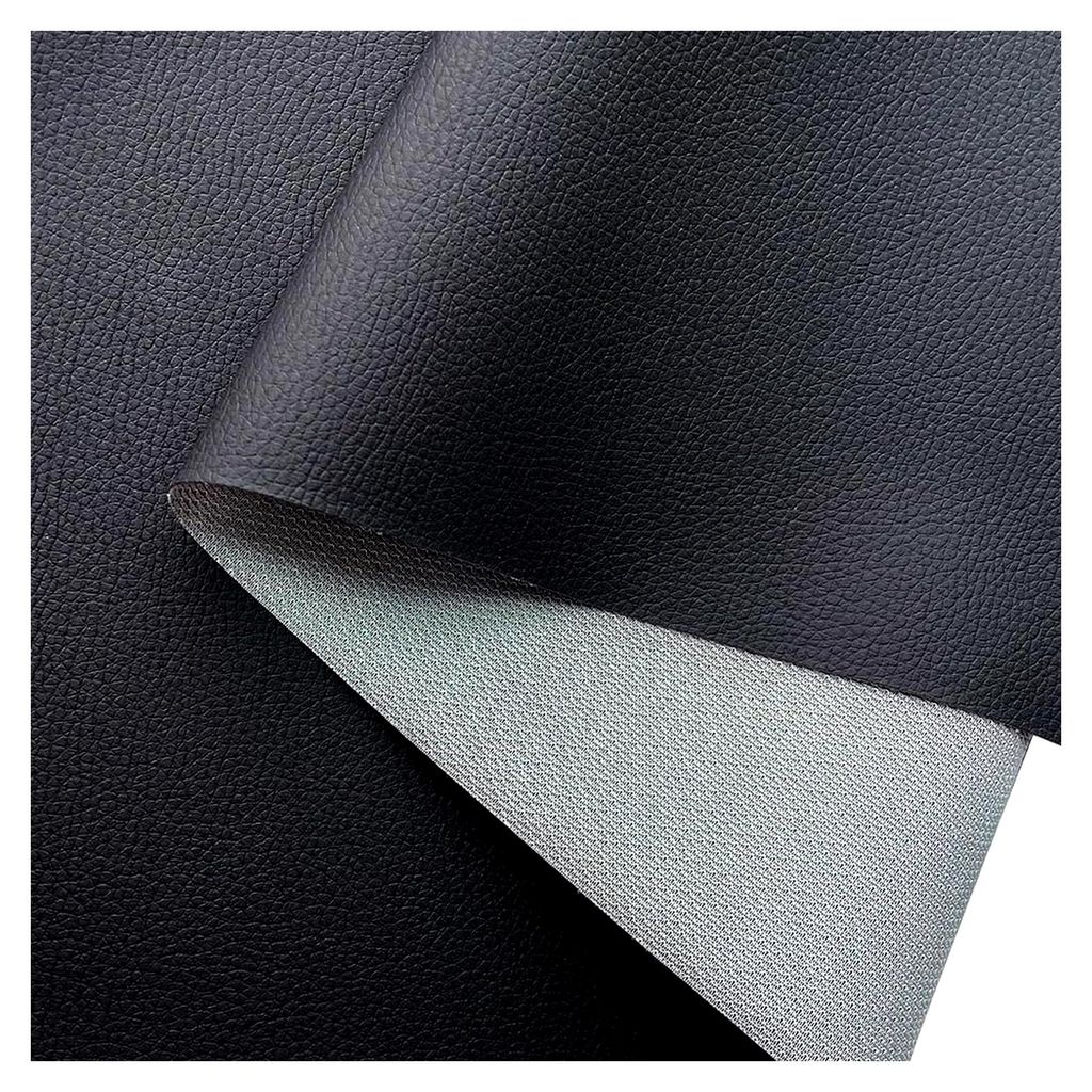 Kunstleder Meterware, Kunstleder, Wasserdicht, Nähen, Reparatur, Lederstoff (Schwarz, 100 x 160 cm)
