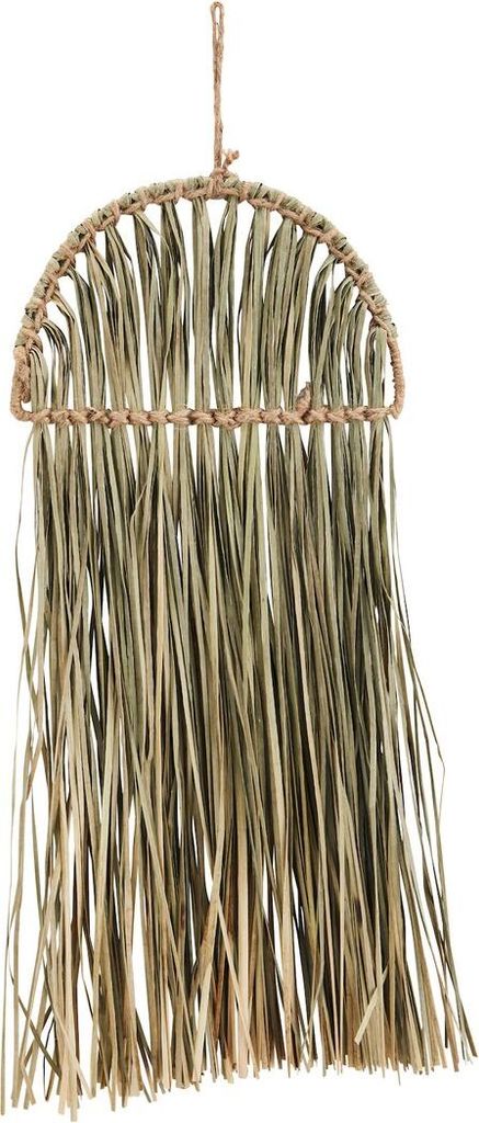 Boho-Wanddeko aus Dekogras, Maße ca. 55x24cm | Produktbild 