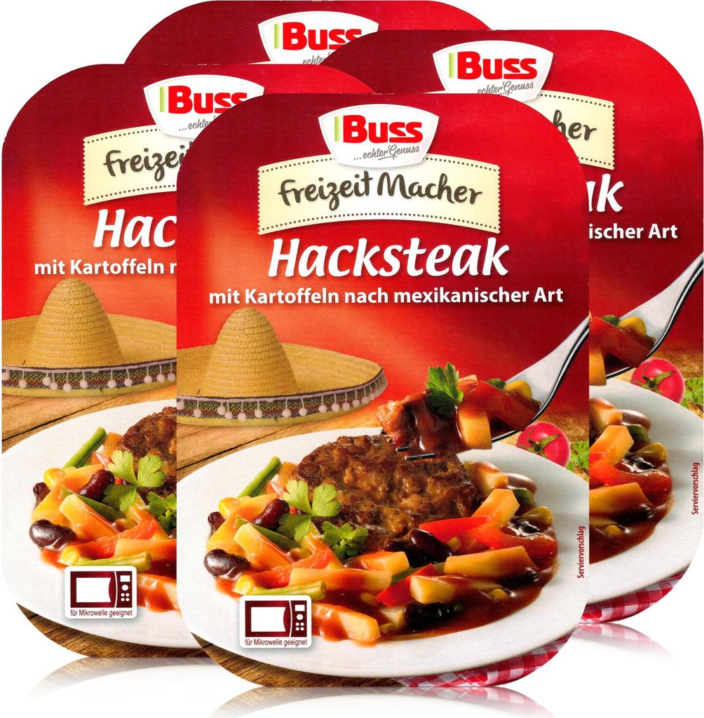 Buss Hacksteak mit Kartoffeln mexikanischer Art 300g - Produktbild 