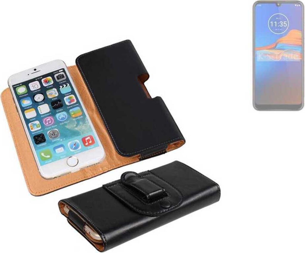 K-S-Trade Schützhülle Handyhülle kompatibel mit BLU Studio X5 Holster Gürtel Tasche Schutzhülle Handy-Tasche Smartphone Case Seitentasche schwarz