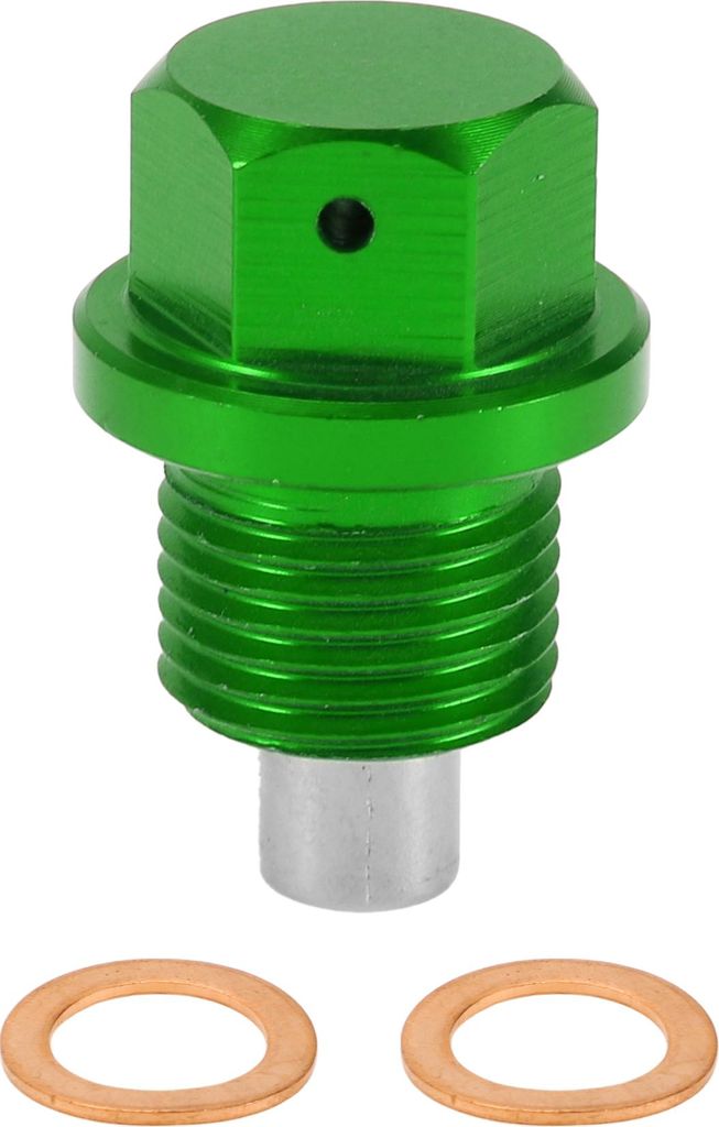 1 Set Universal Ölablassschraube Anti-Leckage Ölwanne Ablassschraube Schraubengewinde Reparatur mit Dichtung Magnetisch Grün Aluminiumlegierung ...