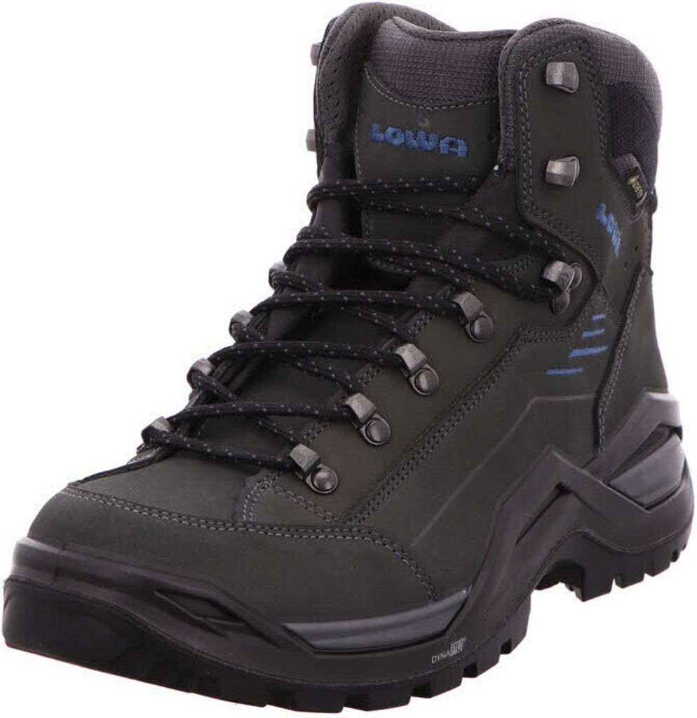 Lowa RENEGADE EVO GTX MID Herren Wanderschuhe Trekkingschuhe anthrazit/stahlblau 15