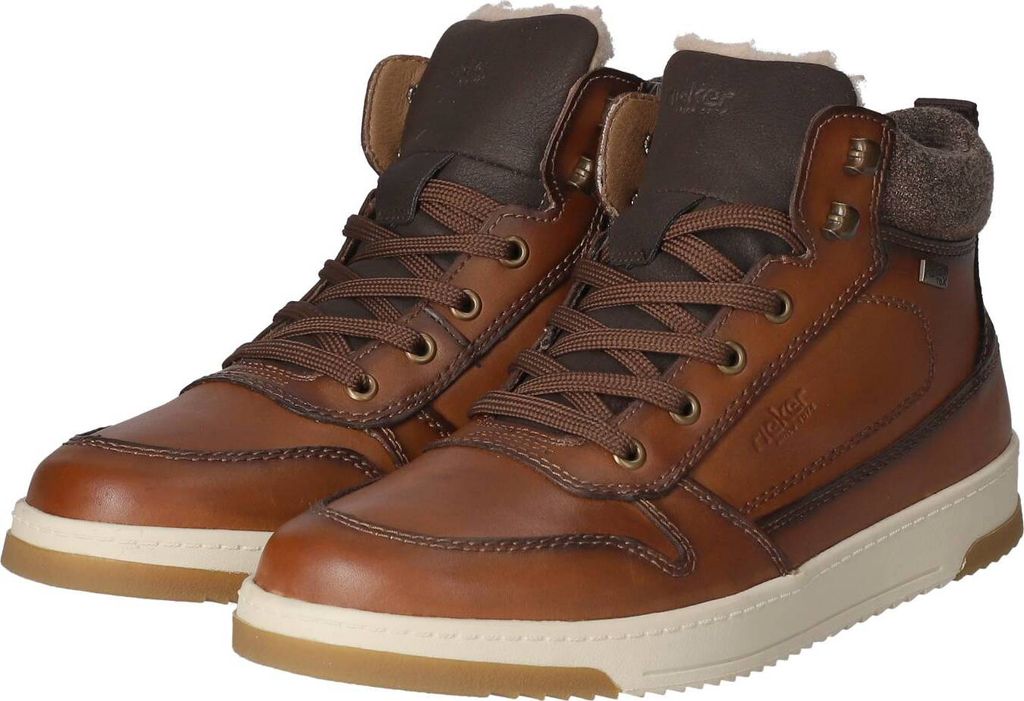 Rieker Herren Stiefeletten/ Winterboots Braun Leder Produktbild 