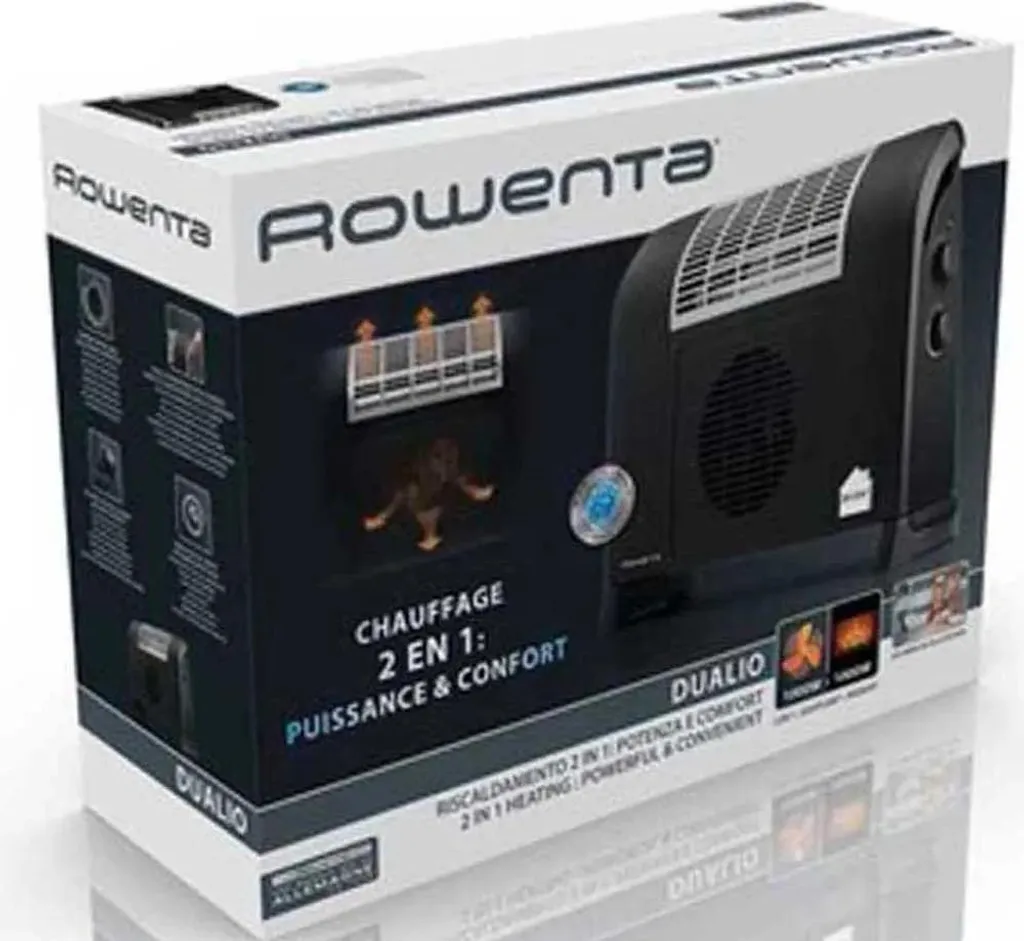 Chauffage de Salle de Bain Rowenta SO5115F0 2400W Ventilateur Noir