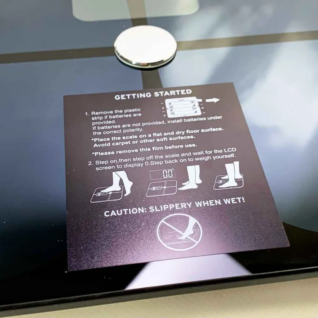 Bilancia Lepulse per il grasso corporeo Lescale F4, bilancia con grasso corporeo e massa muscolare, bilancia personale con analisi del grasso corporeo, bilancia per l'analisi del corpo, bilancia per il corpo ultra precisa, trend, grande display, 15 misure corporee - 3