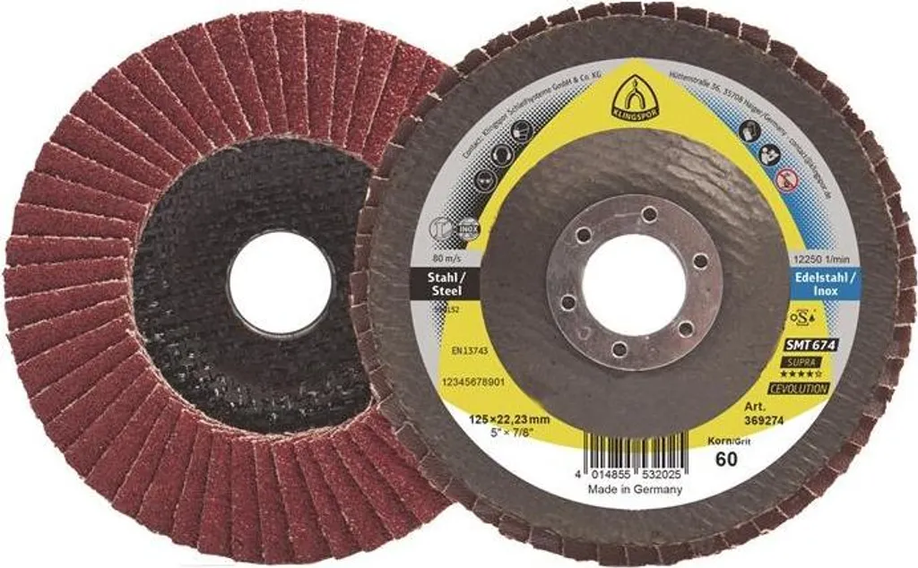 Offerta Klingspor SMT 674 125 mm G40 - Disco Ceramico Professionale